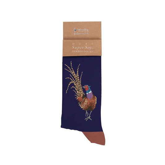 Men's Socks - Pheasant - Ready for My Close Up - Image 1