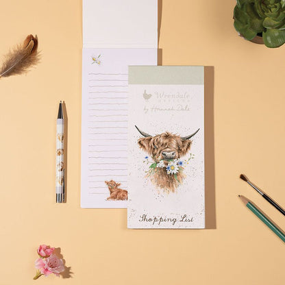 'Daisy Coo' Highland Cow Shopping Pad - Image 2
