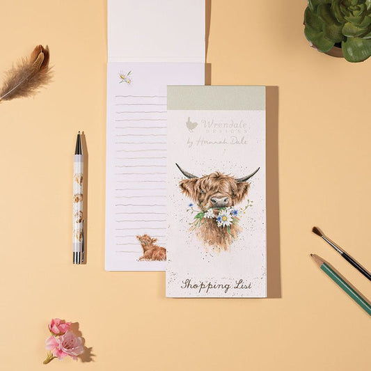 'Daisy Coo' Highland Cow Shopping Pad - Image 2