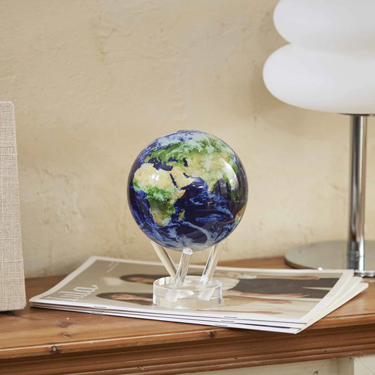 Mova Earth With Clouds Rotating Gobe 6" inches