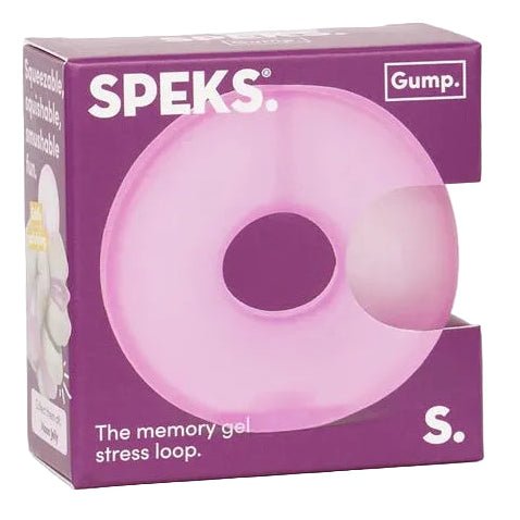 Speks Gump Loop Stress Ball - Moon Jelly