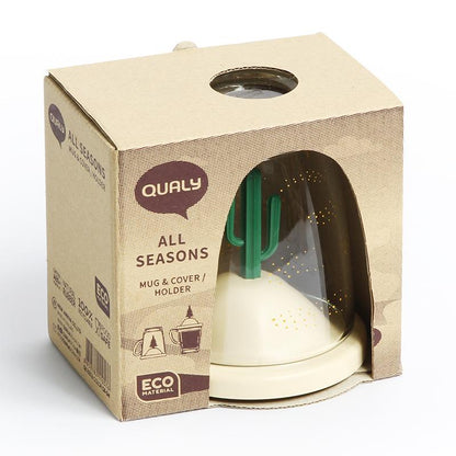 Qualy - Mug | Summer Mug | Cream-Green