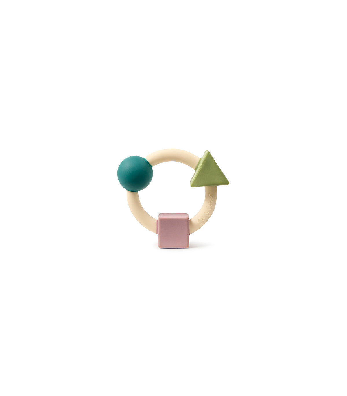 Little Concepts - Toy | Oli & Carol | Bauhaus Movement Teething Ring - Pastel