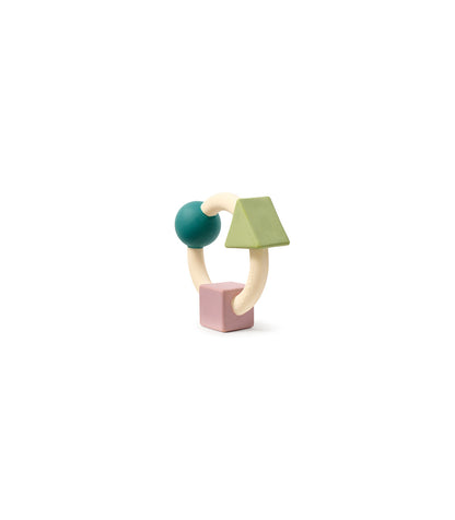 Little Concepts - Toy | Oli & Carol | Bauhaus Movement Teething Ring - Pastel