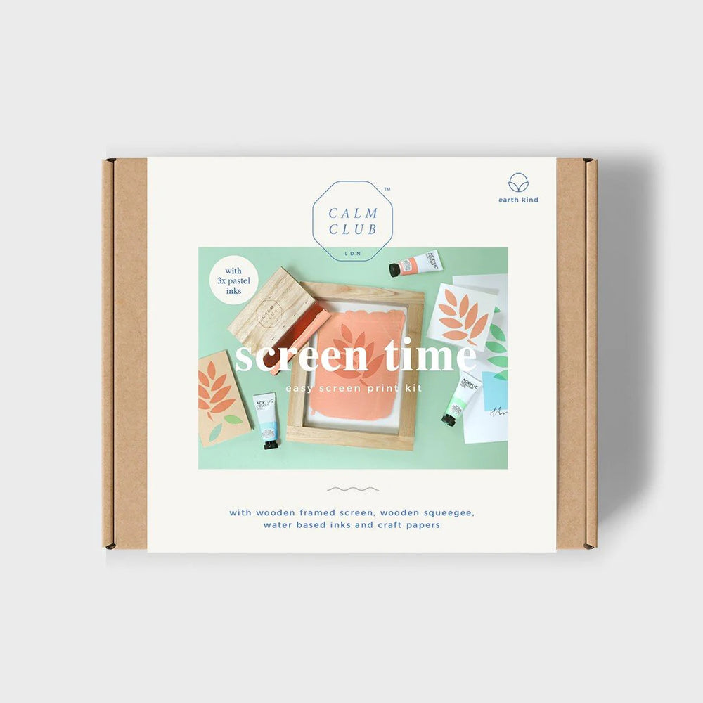 Luckies | Paper Screen Printing Kit | Calm Club Screen Time