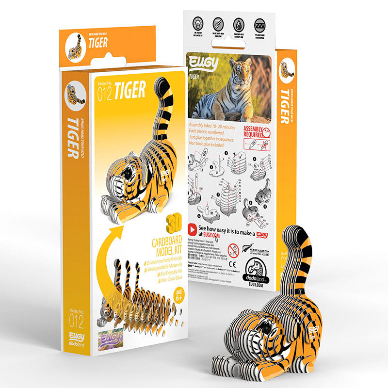 Eugy 3D Model Kit | Tiger