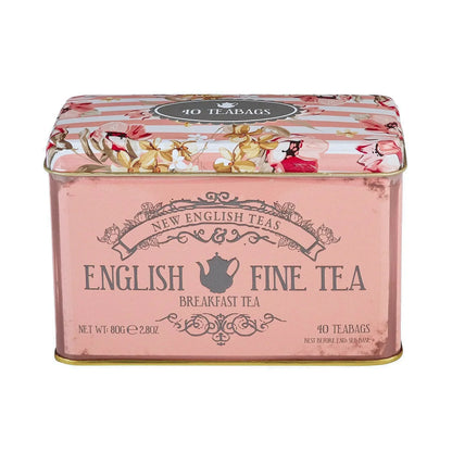 Vintage Floral Classic Tea Tin - Image 2