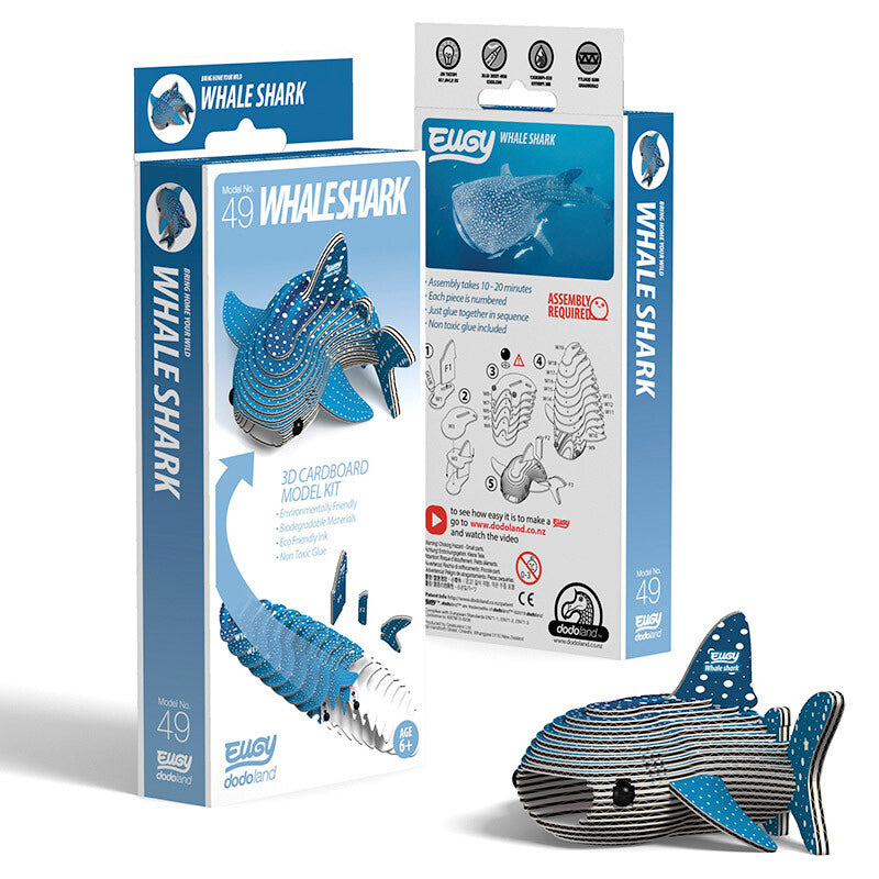 Eugy 3D Model Kit | Whale Shark