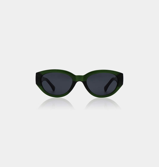 A.KJAERBEDE - Sunglasses | Winnie – Dark Green Transparent