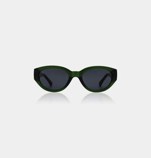 A.KJAERBEDE - Sunglasses | Winnie – Dark Green Transparent