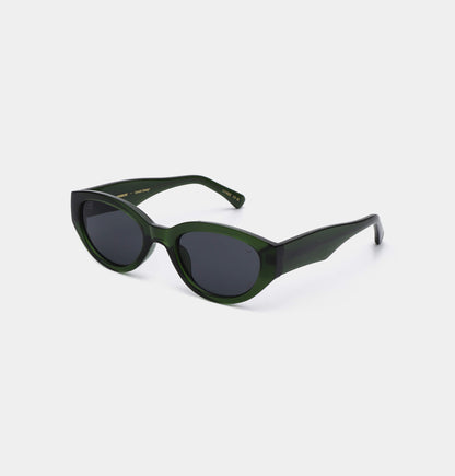 A.KJAERBEDE - Sunglasses | Winnie – Dark Green Transparent