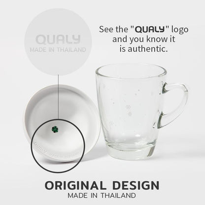 Qualy - Mug | Winter Mug | White-Green