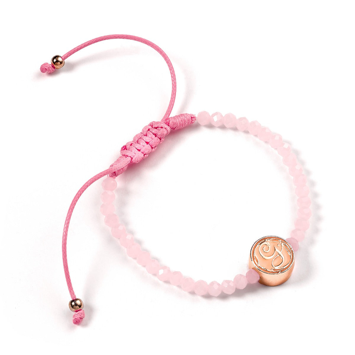 Wicked Glinda Rose Quartz Friendship Bracelet - The Carat Shop