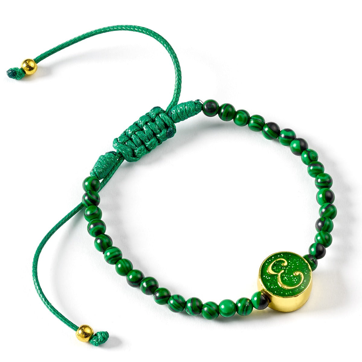 Wicked Elphaba Green Malachite Friendship Bracelet - The Carat Shop