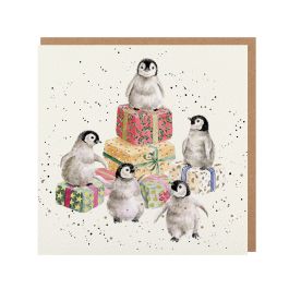Wrendale Designs Christmas Card - Penguin Pandemonium