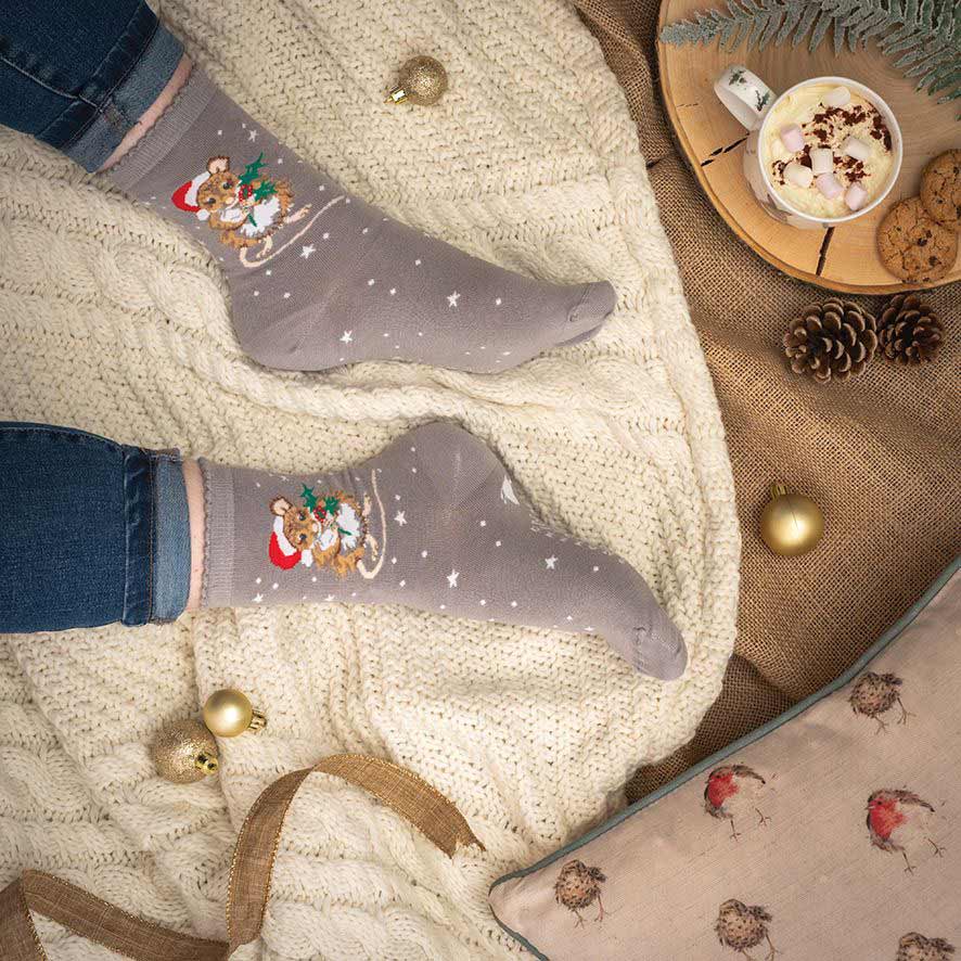 Christmouse Mouse Socks  - Image 2