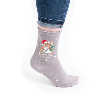 Christmouse Mouse Socks  - Image 3