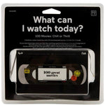 Idea generator 'what can I watch today' movie inspiration in black
