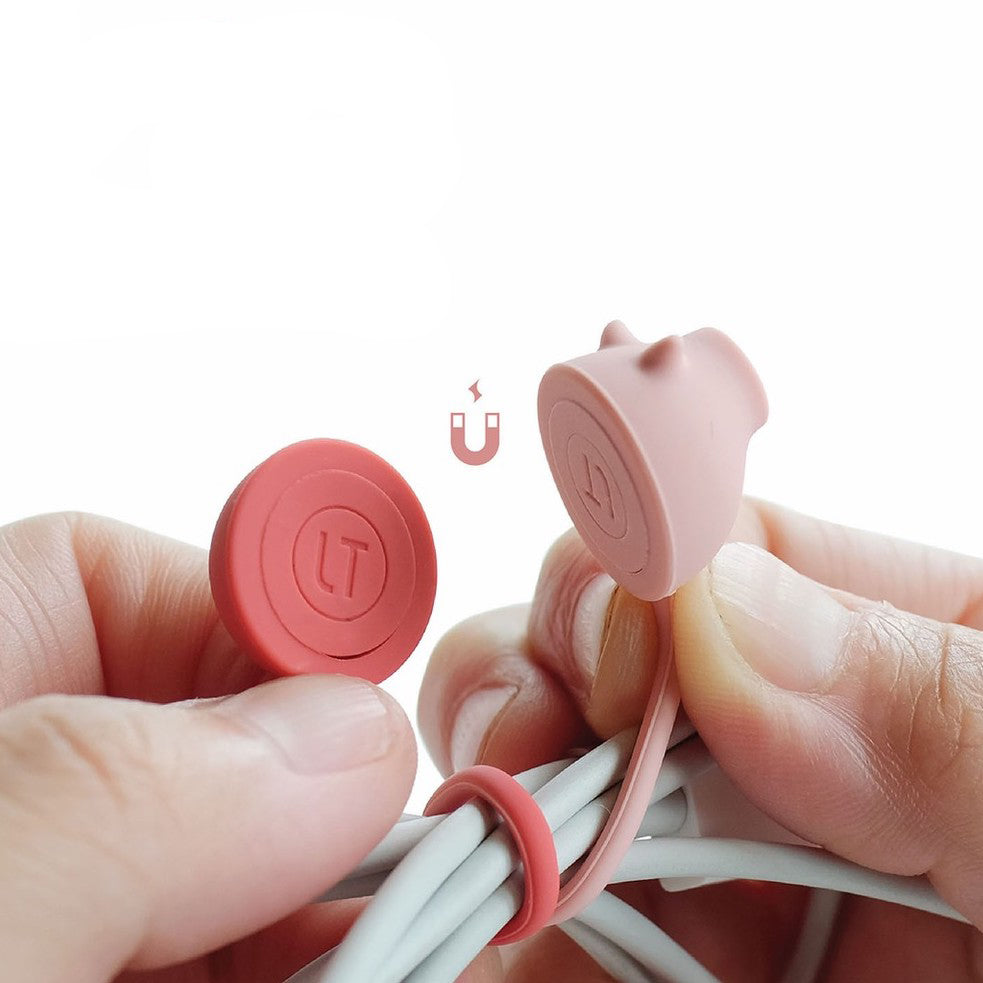 Cable Tie Wrap Zoo Animal Pig Pink