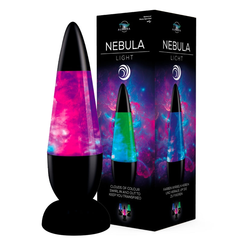 Nebula Lamp LED Lava Retro Mains/Battery Powered