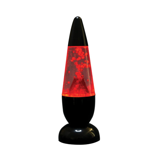Exploding Volcano Lava Lamp Red Black