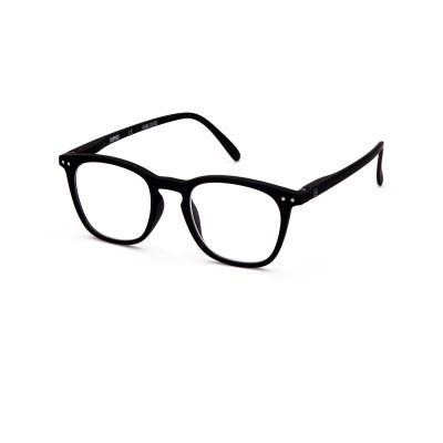 Reading Glasses Unisex E Frame Square +1 in Black