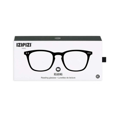 Reading Glasses Unisex Frame E Square +2.5 in Black
