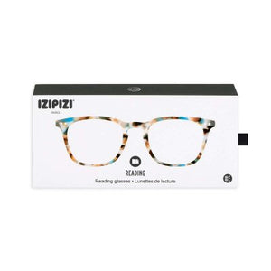 
            
                Load image into Gallery viewer, Reading Glasses Unisex Frame E Square +2 Blue Tortoise
            
        