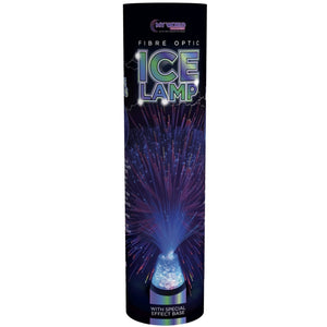 Fibre Optic Ice Lamp Light Display Crystals Blue