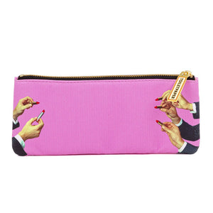 Pencil Case Seletti Lipstick in Pink