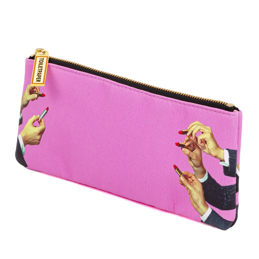 Pencil Case Seletti Lipstick in Pink