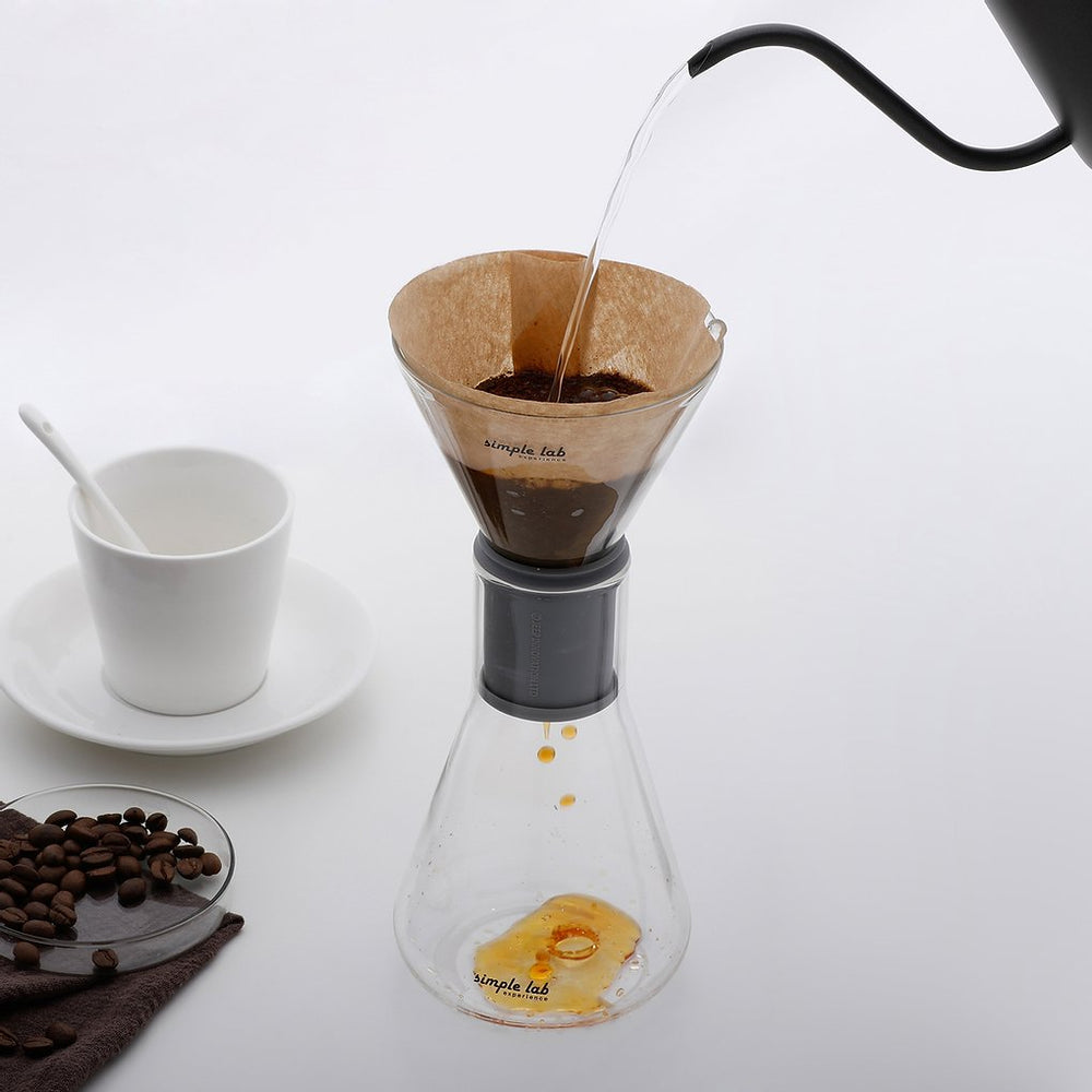 Coffee Set Mico Drip Brew Glass Beaker Filter Coffee