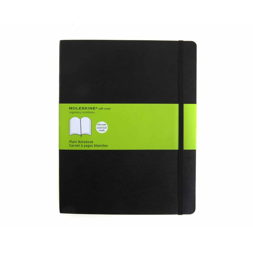 Notebook Plain Soft Extra Large in Black