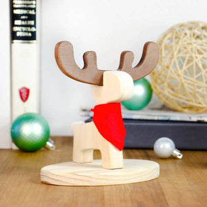 Desk Tidy Cup Holder/ Jewellery Stand Accessories Reindeer