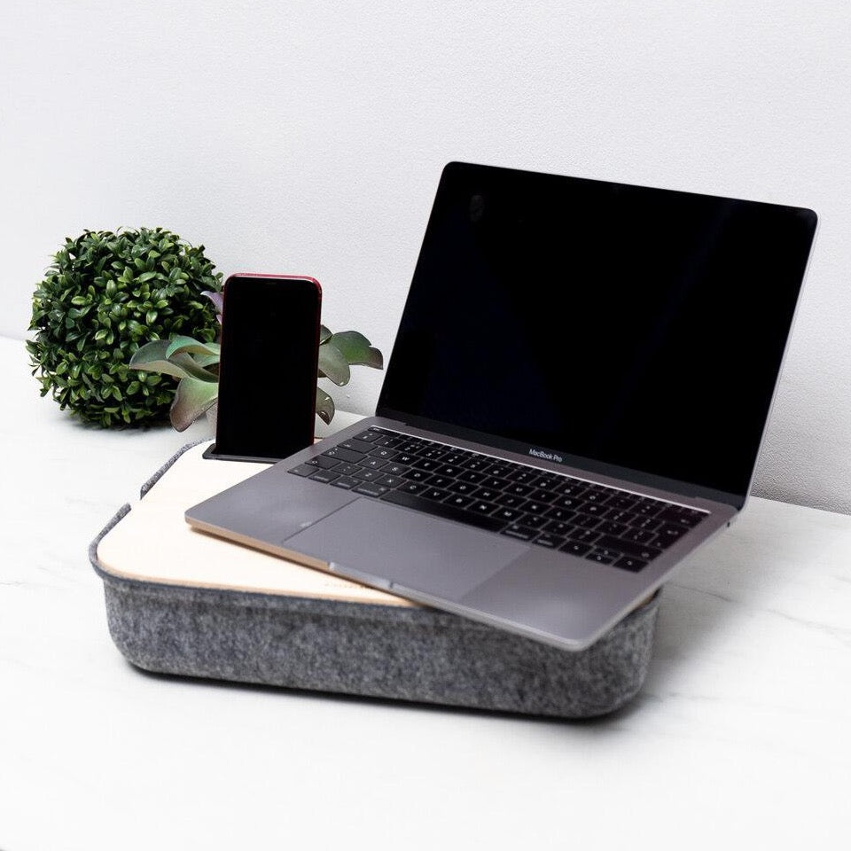 Lap Desk with Storage iBed Grey