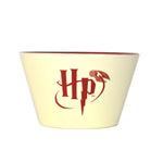 Harry Potter bowl with Hogwarts crest in cream