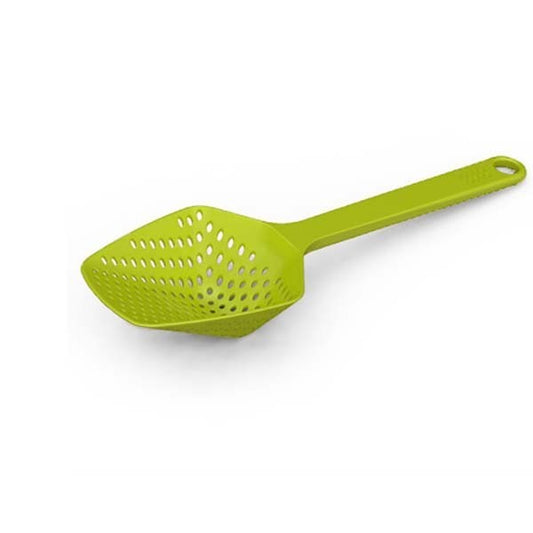 Scoop and drain utensil | Green