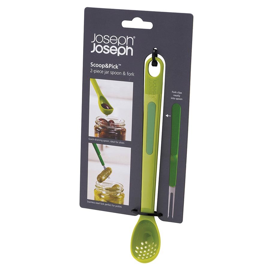 Scoop & Pick olive spoon and fork set