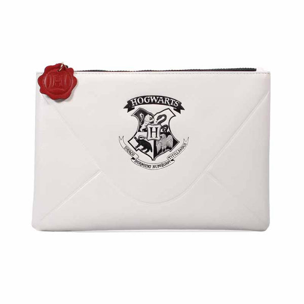 Harry Potter pouch with Hogwarts Acceptance Letter in white