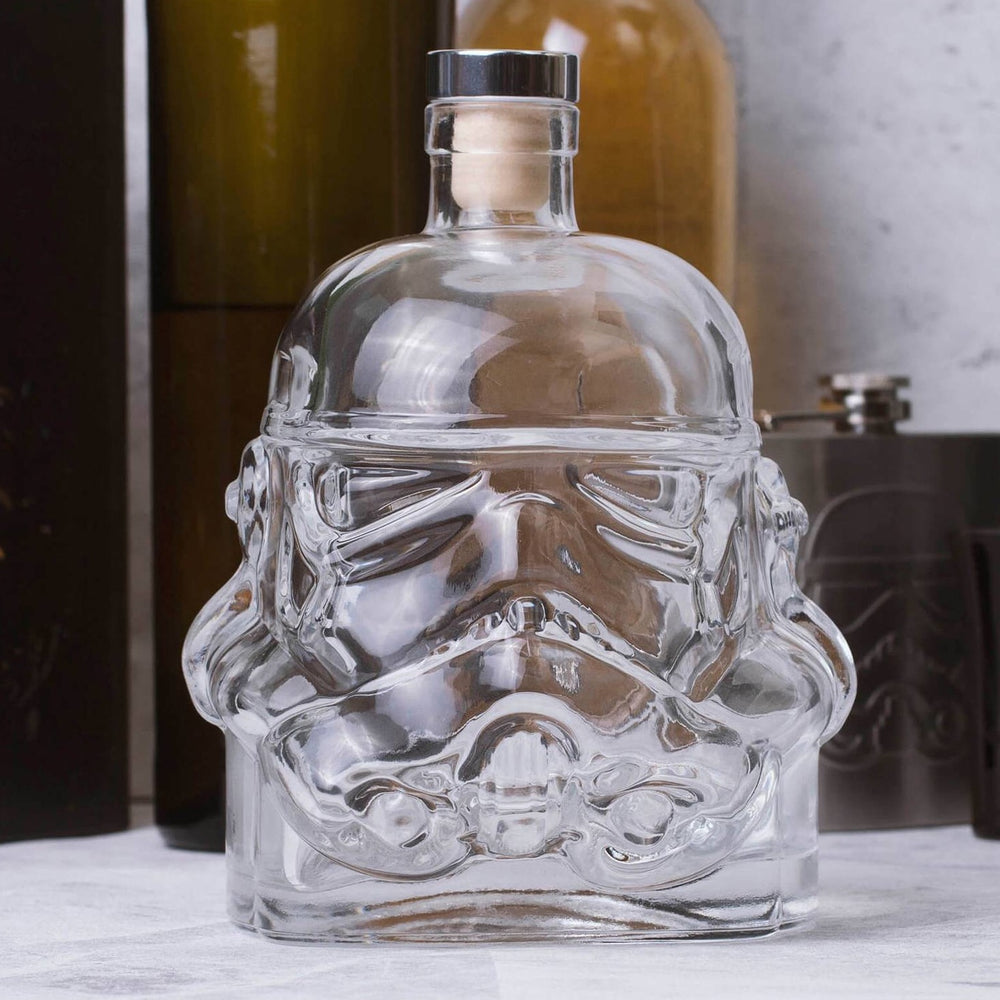 STAR WARS SHEPPERTON DESIGN STUDIOS STORMTROOPER glass decanter