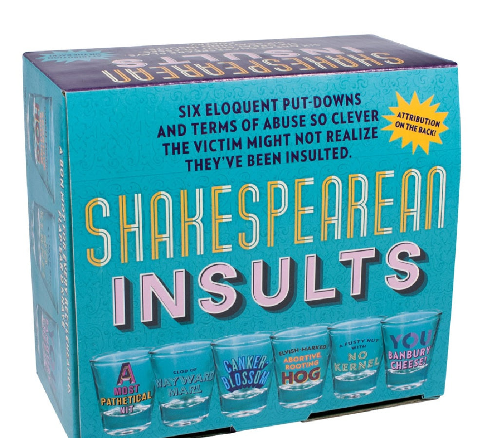 
            
                Load image into Gallery viewer, Shot Glasses Shakespearean Insults Set of 6
            
        