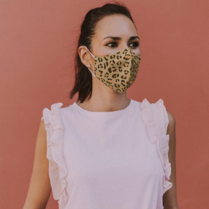 Face Mask Adult Leopard Print