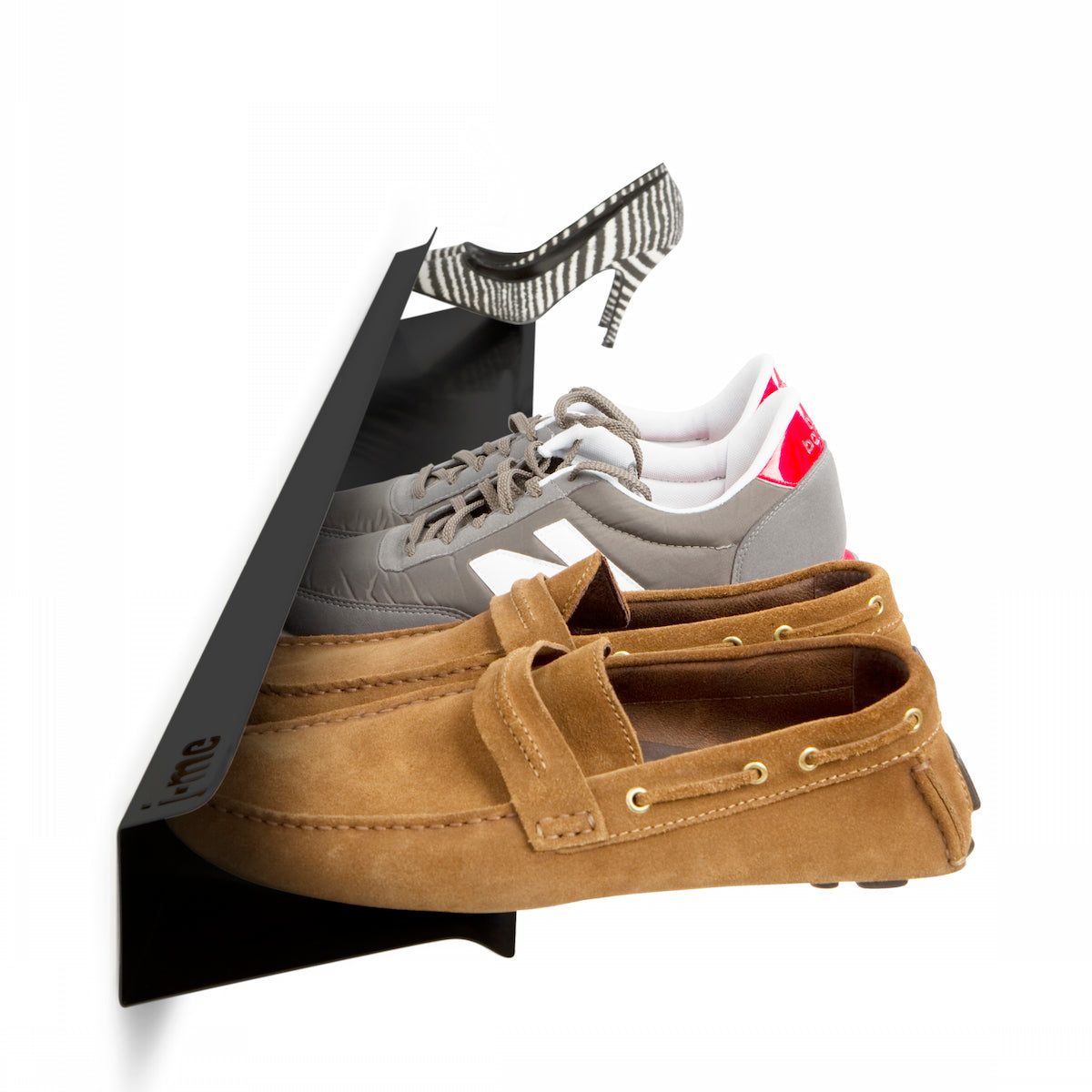 J-ME - Horizontal Floating Shoe Rack 700mm - Black