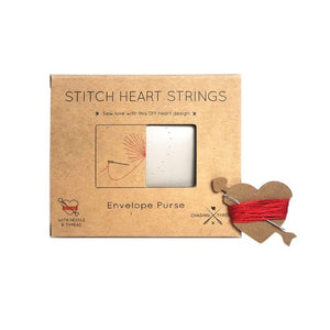 Stitch Heart Strings Purse