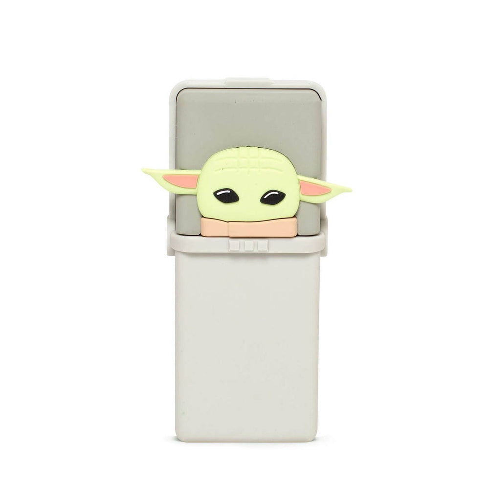 Power Bank Portable Battery Charger The Child Yoda in Grey Green and Pink