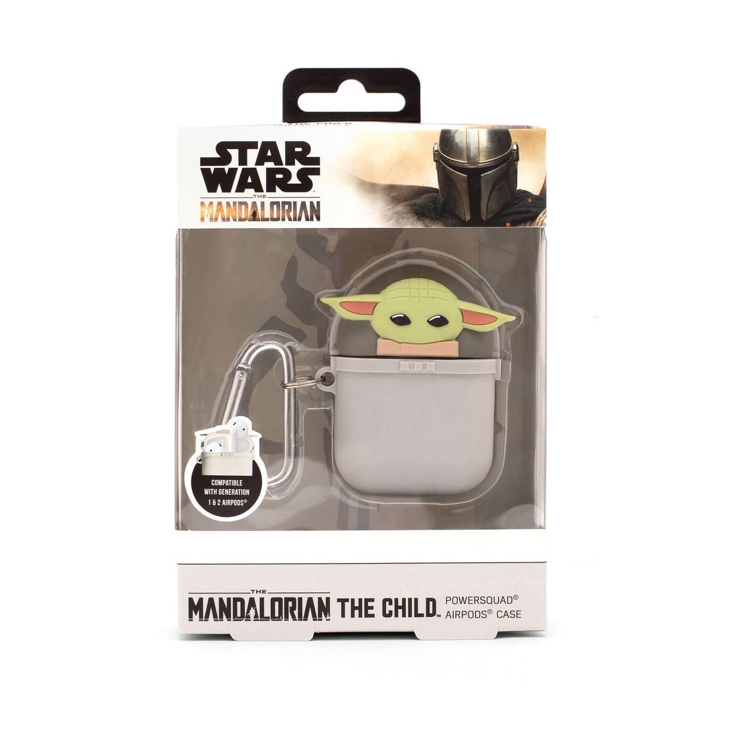 AirPods Case The Child PowerSquad in Grey Green and Pink