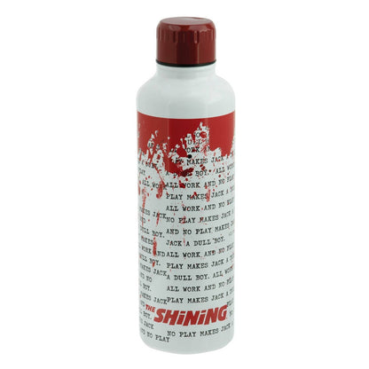 The Shining Metal Water Bottle 500ml in White and Red