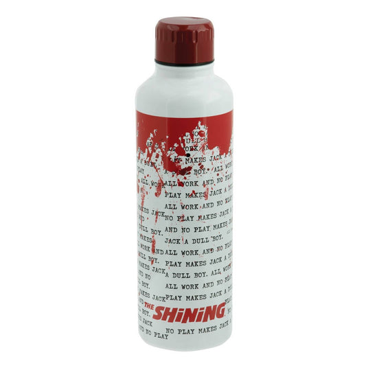 The Shining Metal Water Bottle 500ml in White and Red