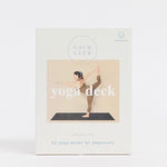 Yoga Cards Deck Yoga Poses For Beginners Gift in White