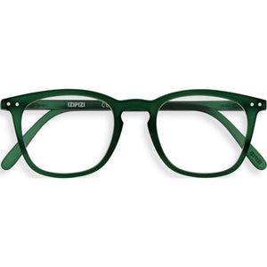 Reading Glasses Unisex Frame E +2 Green Crystal